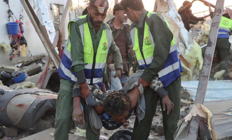 Hotis said we attacked Sada’s immigration detention center on strike in Yemen, killing at least 35 people Hotis said we attacked Sada’s immigration detention center on strike in Yemen, killing at least 35 people