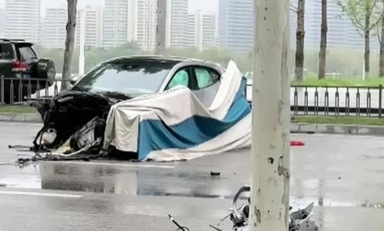 Ferrari purosangue split into half in China’s high-speed crash Ferrari purosangue split into half in China’s high-speed crash