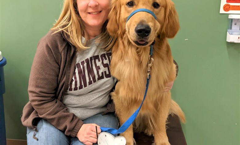 Gilbert, the beloved dog of a murdered Minnesota congressman, was with her and her spouse while lying in the state Gilbert, the beloved dog of a murdered Minnesota congressman, was with her and her spouse while lying in the state