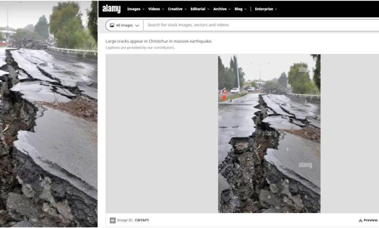 Old New Zealand photos mistakenly share the impact of Myanmar earthquake Old New Zealand photos mistakenly share the impact of Myanmar earthquake