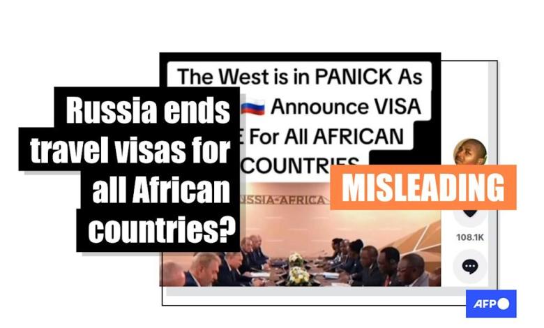Only six African countries enjoy access to Russia without a visa, not all Only six African countries enjoy access to Russia without a visa, not all