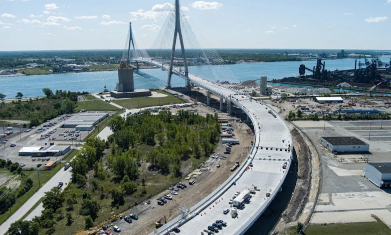 Truck accidentally enters closed Gordie Howe International Bridge from U.S. side Truck accidentally enters closed Gordie Howe International Bridge from U.S. side
