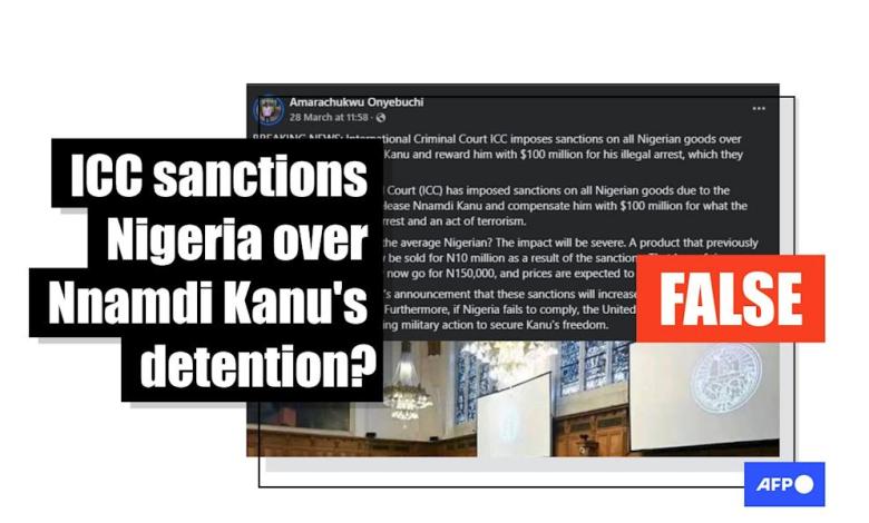 ICC fails to approve Nigeria of detention of separatist leaders ICC fails to approve Nigeria of detention of separatist leaders