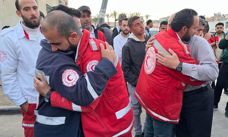 Doctor Red Crescent’s body found after Israeli soldiers opened fire on ambulance Doctor Red Crescent’s body found after Israeli soldiers opened fire on ambulance