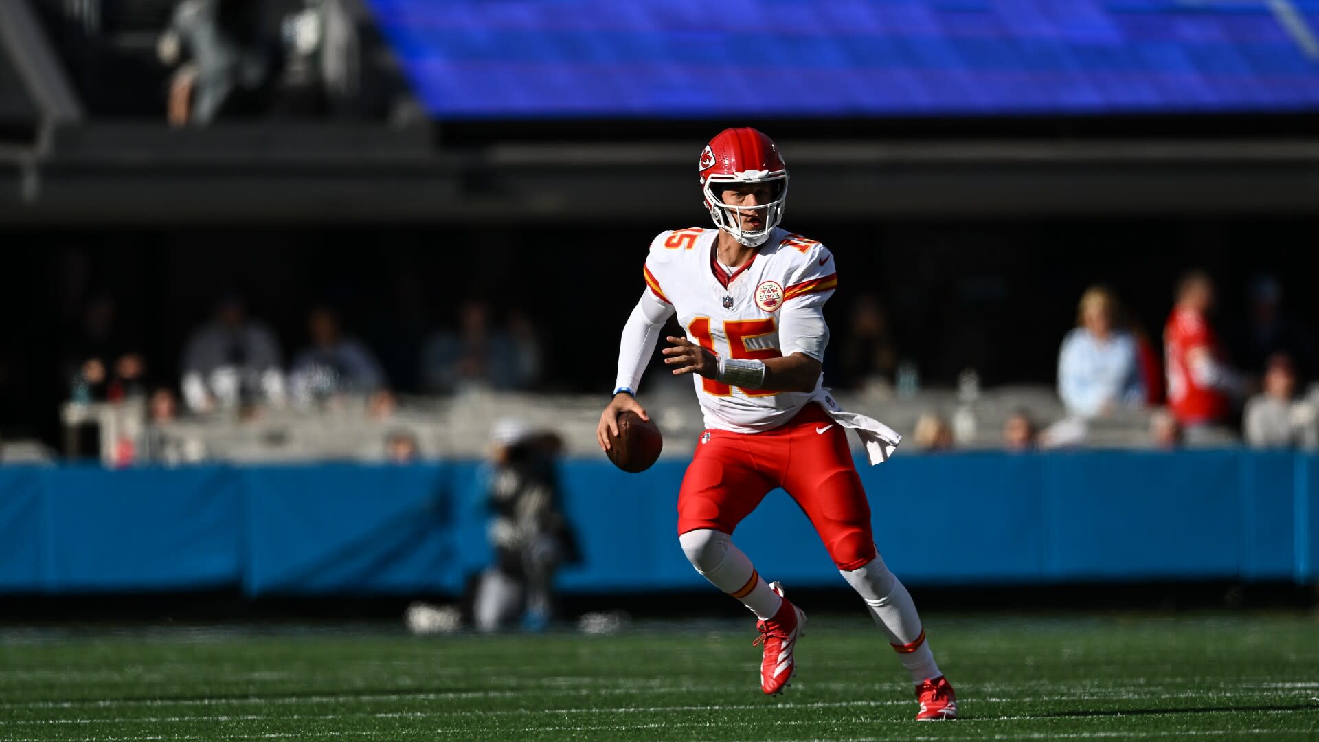 Patrick Mahomes is one win away from his 100th win as a starting QB Patrick Mahomes is one win away from his 100th win as a starting QB
