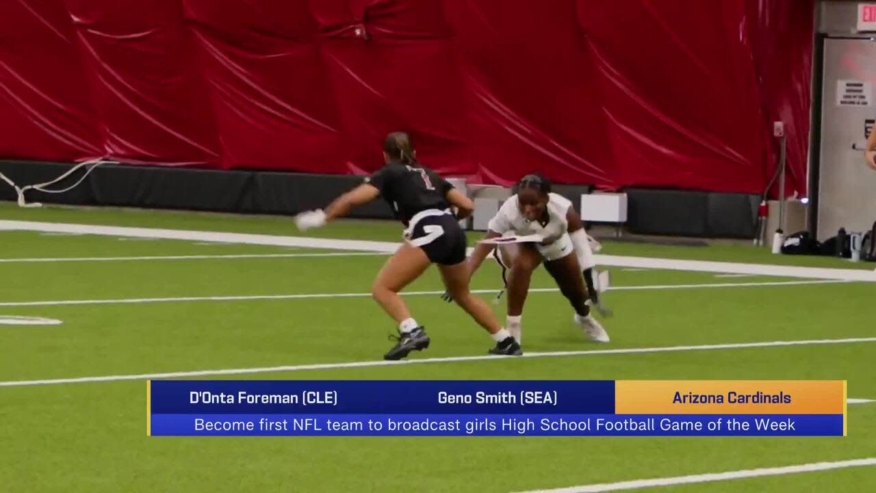 Cardinals become first NFL team to broadcast girls High School Flag Football ‘GMFB’ Cardinals become first NFL team to broadcast girls High School Flag Football ‘GMFB’