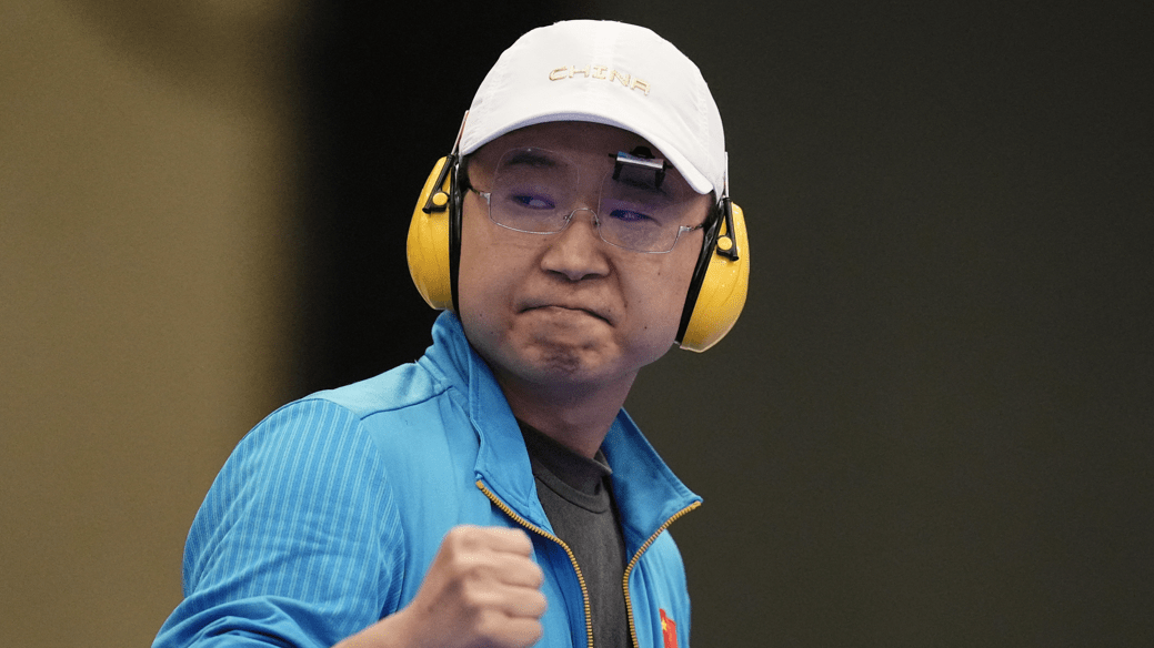 China’s Yuehong wins shooting gold China’s Yuehong wins shooting gold