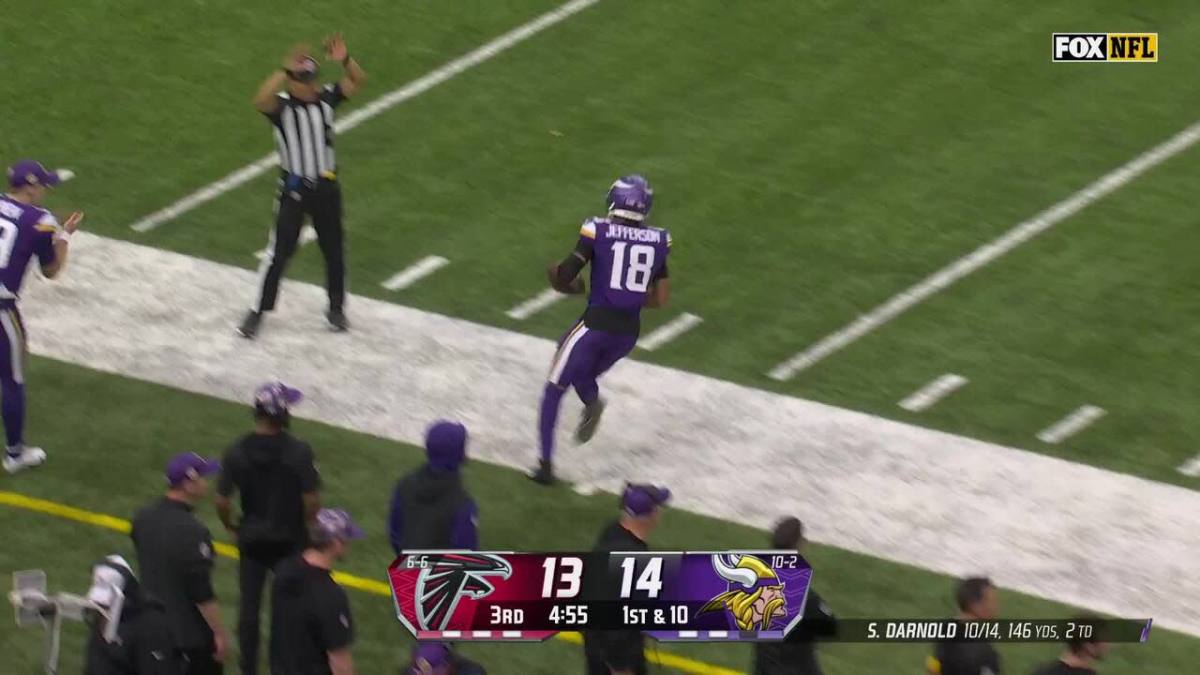 Every Justin Jefferson catch from 2-TD game vs. Falcons Week 14 Every Justin Jefferson catch from 2-TD game vs. Falcons Week 14