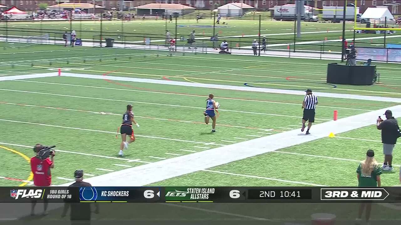 Staten Island Allstars vs. KC Shockers highlights NFL FLAG Championships Staten Island Allstars vs. KC Shockers highlights NFL FLAG Championships