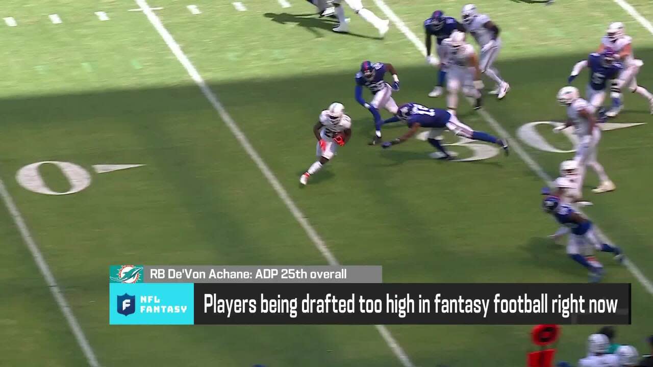 Florio: Three players who are being drafted too highly in fantasy football right now ‘The Insiders’ Florio: Three players who are being drafted too highly in fantasy football right now ‘The Insiders’