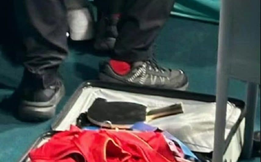 Chinese table tennis star knocked out of Olympics after bat broken in unusual circumstances Chinese table tennis star knocked out of Olympics after bat broken in unusual circumstances