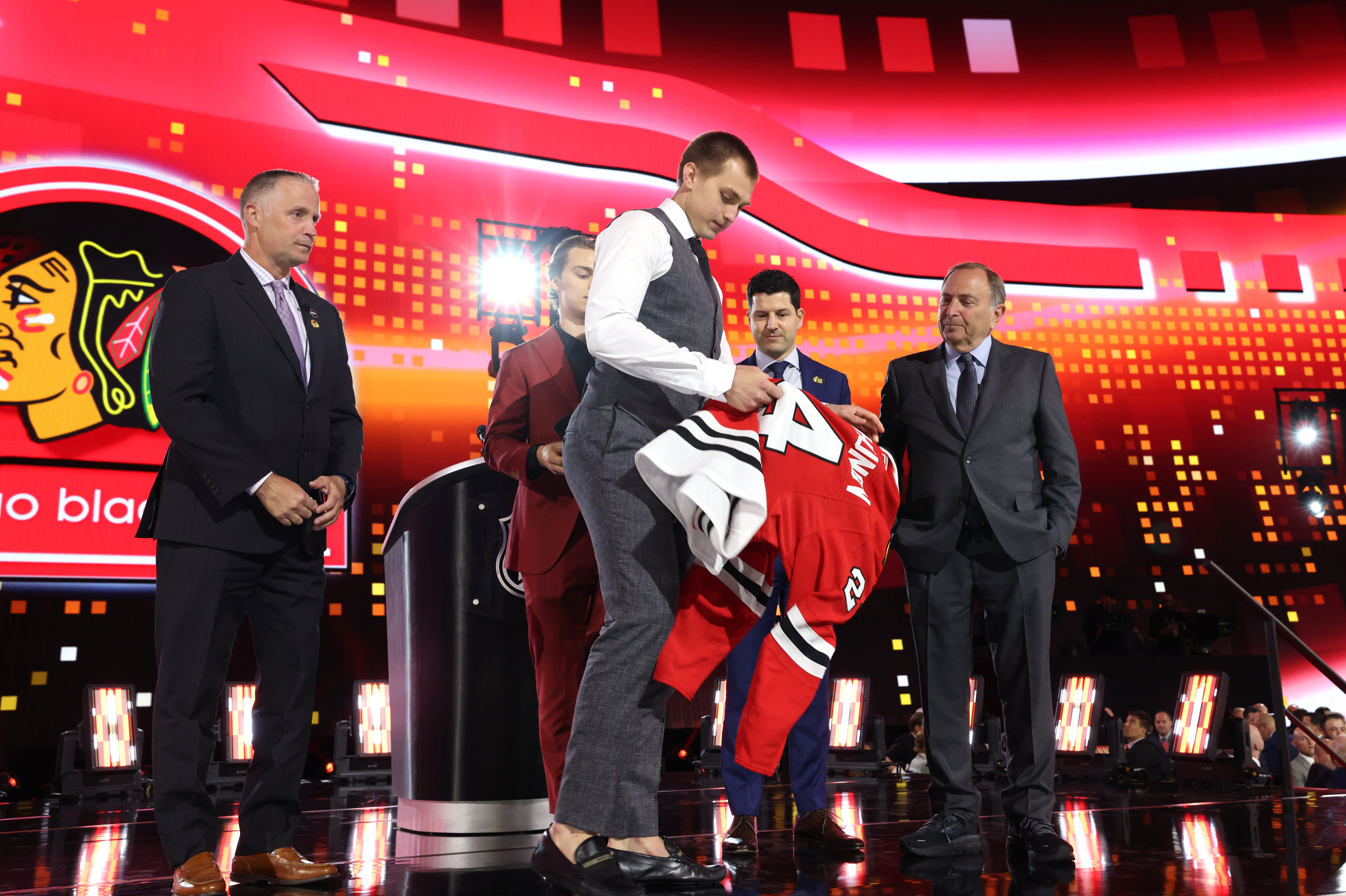 Blackhawks select defenseman Artyom Levshunov with No. 2 overall pick in 2024 NHL Draft Blackhawks select defenseman Artyom Levshunov with No. 2 overall pick in 2024 NHL Draft