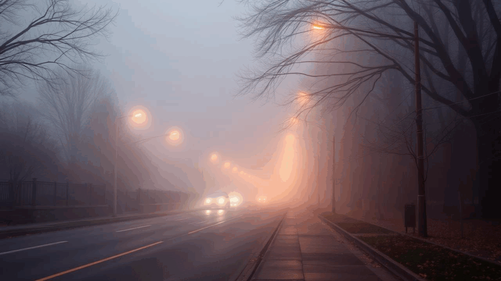 Ceață densă acoperă jumătate din țară: trafic îngreunat! Ceață densă acoperă jumătate din țară: trafic îngreunat!