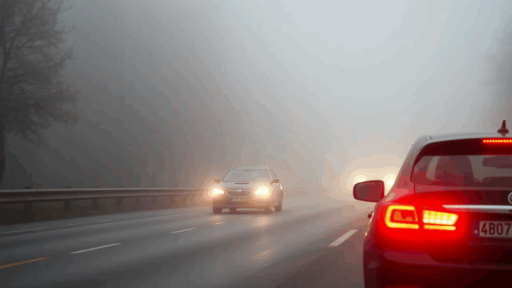 Ceața densă reduce vizibilitatea în București și pe șoselele din țară! Ceața densă reduce vizibilitatea în București și pe șoselele din țară!