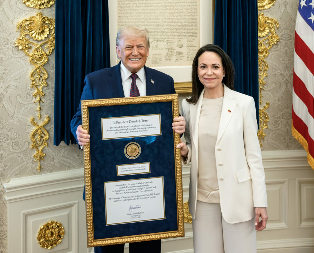 Reacția Centrului Nobel pentru Pace la medalia primită de Trump Reacția Centrului Nobel pentru Pace la medalia primită de Trump