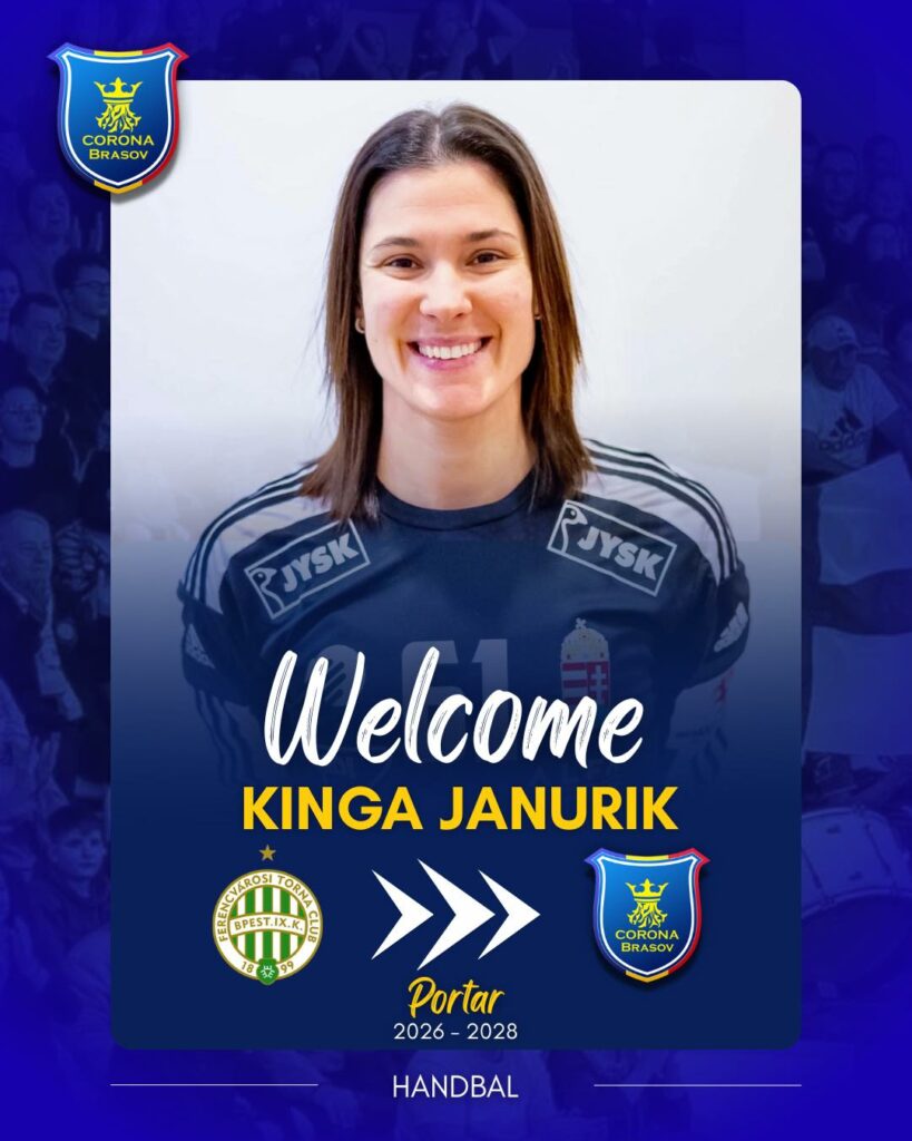 CSM Corona Brașov își întărește echipa cu portarita Kinga Janurik! CSM Corona Brașov își întărește echipa cu portarita Kinga Janurik!
