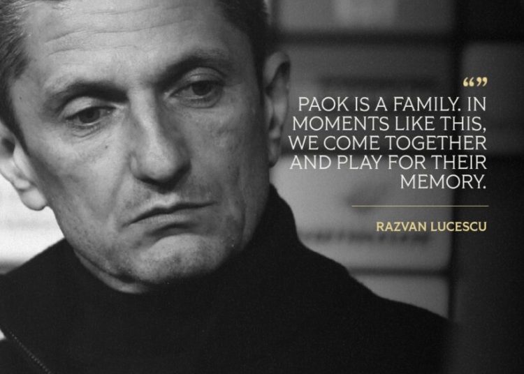 PAOK și Răzvan Lucescu: Meciul cu Lyon, un omagiu pentru victimele din Timiș PAOK și Răzvan Lucescu: Meciul cu Lyon, un omagiu pentru victimele din Timiș
