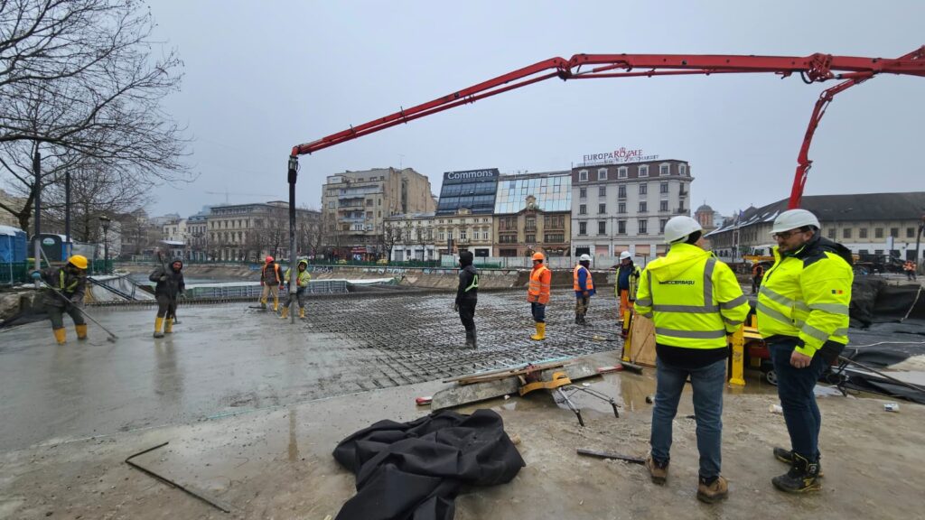 Proiectul Planșeul Unirii avansează: A patra secțiune de beton finalizată! Proiectul Planșeul Unirii avansează: A patra secțiune de beton finalizată!