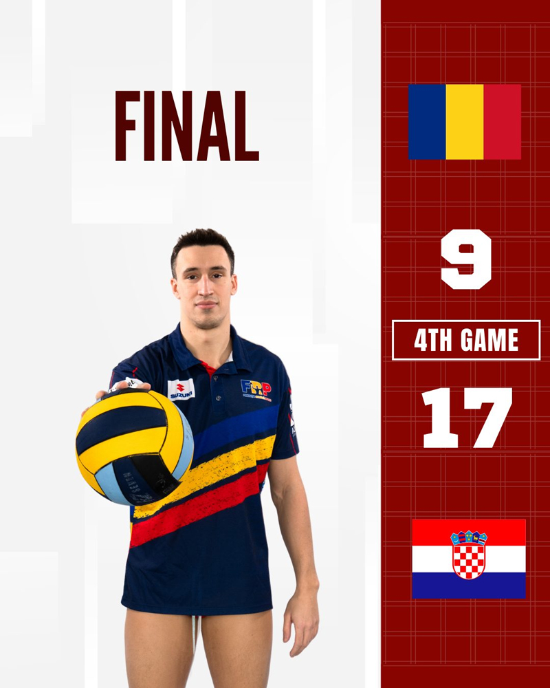 Croația învinge decisiv România la Europenele de polo pe apă! Croația învinge decisiv România la Europenele de polo pe apă!