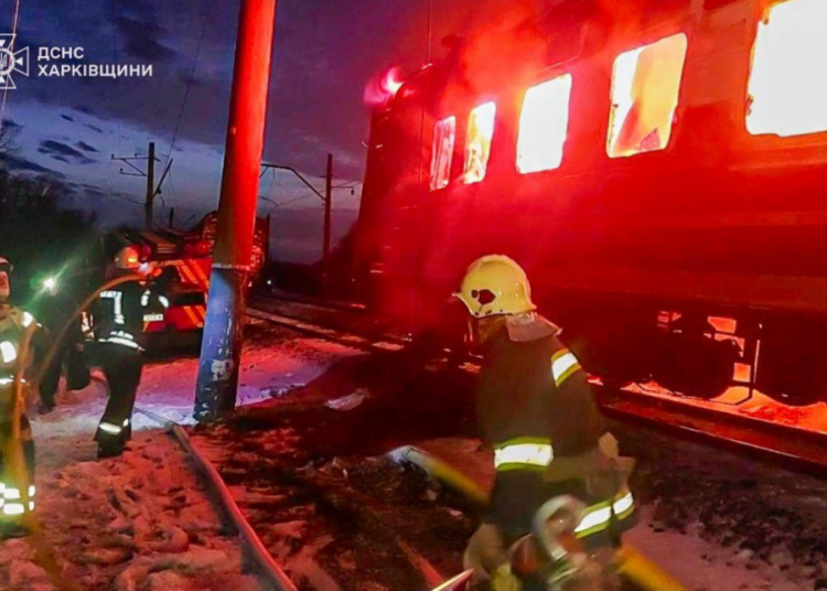 Zelenski denunță atacul cu drone asupra trenului din Harkov! Zelenski denunță atacul cu drone asupra trenului din Harkov!