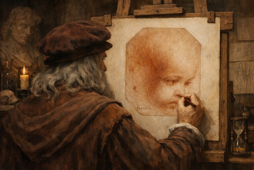 Schița de 500 de ani ar putea dezvălui ADN-ul lui Leonardo da Vinci! Schița de 500 de ani ar putea dezvălui ADN-ul lui Leonardo da Vinci!