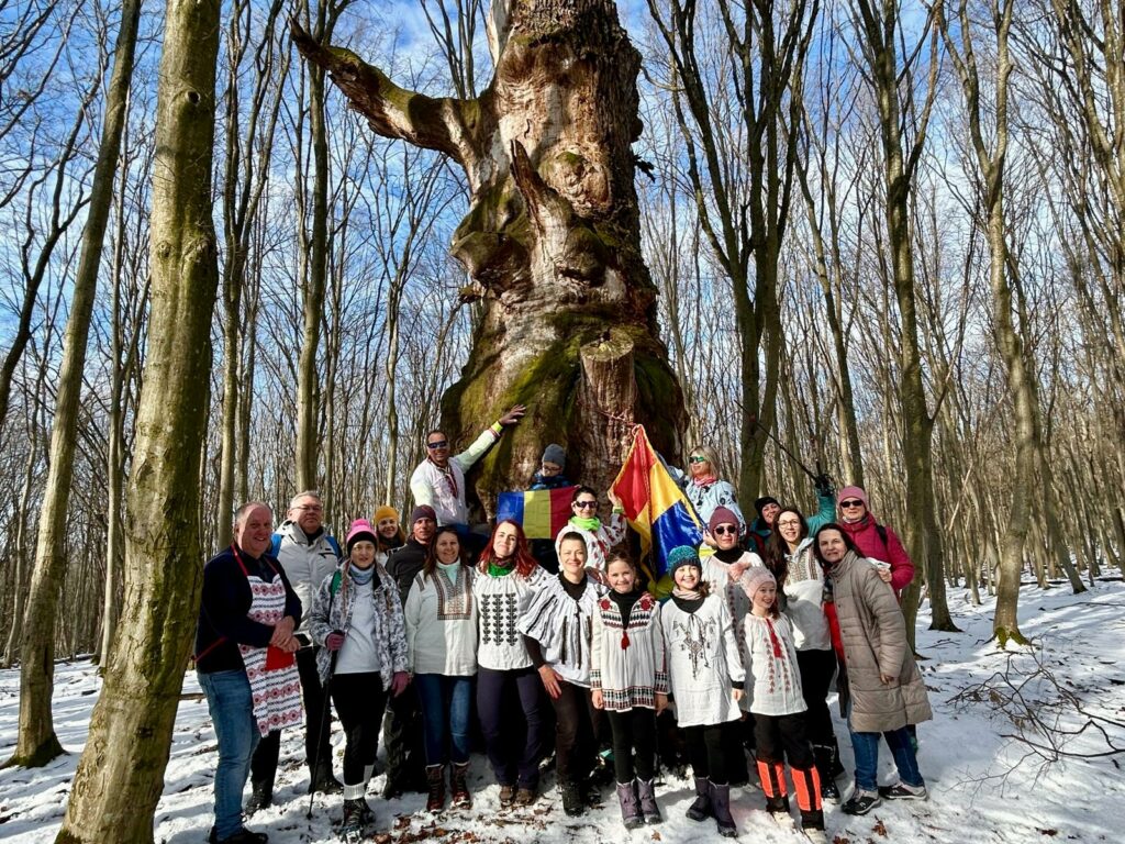 Mica Unire celebrată cu Hora Unirii sub un stejar milenar în Sibiu! Mica Unire celebrată cu Hora Unirii sub un stejar milenar în Sibiu!