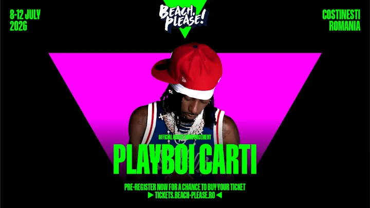 Playboi Carti va concerta la Beach, Please! 2026 – Anunț surpriză! Playboi Carti va concerta la Beach, Please! 2026 – Anunț surpriză!