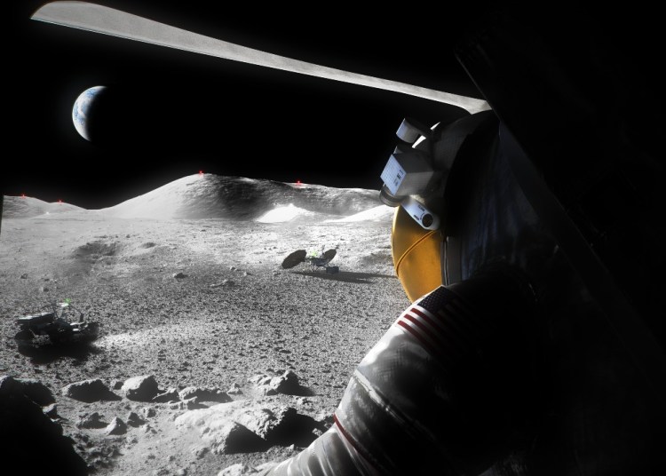 Luna spatiu NASA baza lunara Luna spatiu NASA baza lunara
