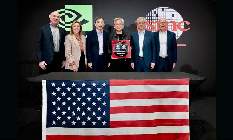 NVIDIA introduces its first Blackwell wafer made in the United States NVIDIA introduces its first Blackwell wafer made in the United States