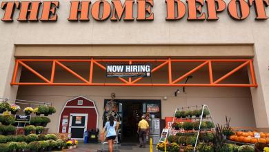 Home Depot stock falls after company cuts full-year outlook as consumers postpone home improvement projects Home Depot stock falls after company cuts full-year outlook as consumers postpone home improvement projects