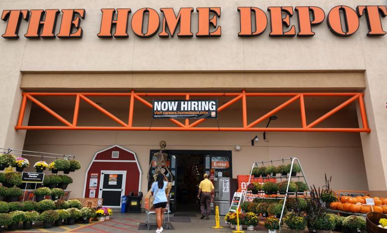 Home Depot stock falls after company cuts full-year outlook as consumers postpone home improvement projects Home Depot stock falls after company cuts full-year outlook as consumers postpone home improvement projects