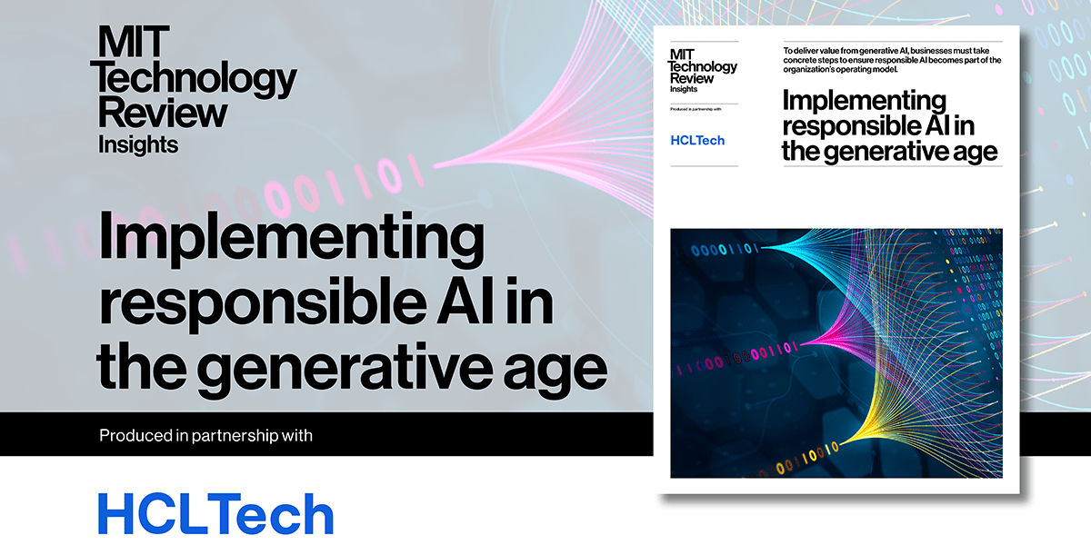 Implementing responsible AI in the generative age Implementing responsible AI in the generative age