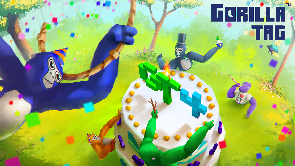 Gorilla Tag Celebrates 4th Anniversary With Limited Time Birthday Bash Event Gorilla Tag Celebrates 4th Anniversary With Limited Time Birthday Bash Event