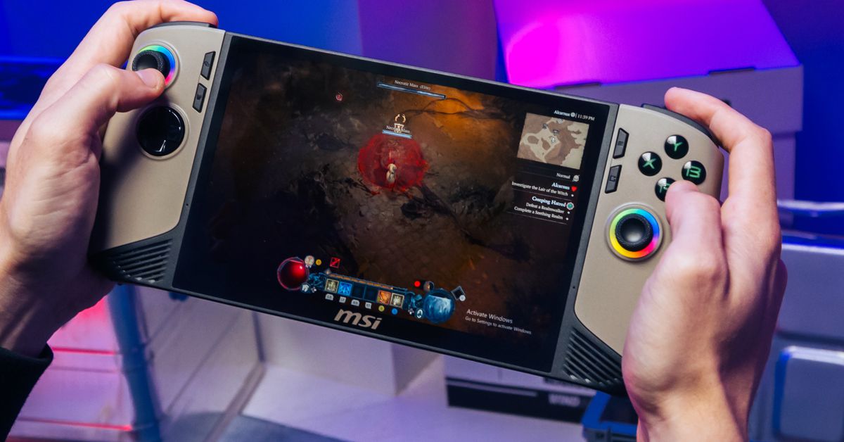 MSI’s Claw handhelds get an Intel Lunar Lake do-over with a 9 starting price MSI’s Claw handhelds get an Intel Lunar Lake do-over with a 9 starting price