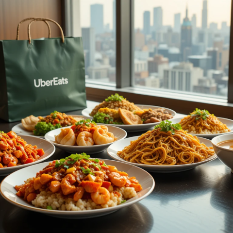 Colorful Chinese food near me with delivery, featuring dumplings and General Tso’s chicken. Colorful Chinese food near me with delivery, featuring dumplings and General Tso’s chicken.