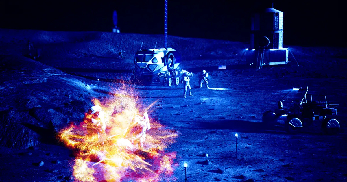 NASA’s Groundbreaking Mission: Lighting the First Fire on the Moon’s Surface! NASA’s Groundbreaking Mission: Lighting the First Fire on the Moon’s Surface!