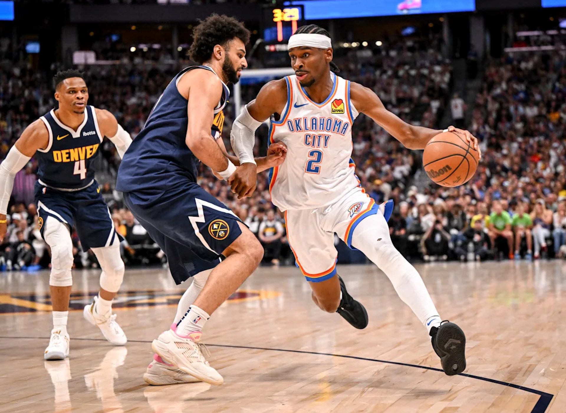 Thrilling Game 4: Thunder Tie Series 2-2 After Nuggets’ Rocky Start in NBA Playoffs Thrilling Game 4: Thunder Tie Series 2-2 After Nuggets’ Rocky Start in NBA Playoffs