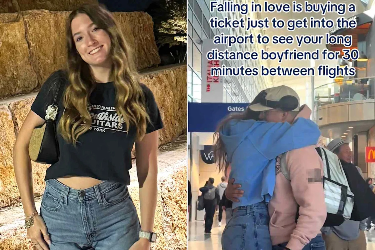 Heartfelt Reunion: Woman Flies Just 30 Minutes to Surprise Her Military Boyfriend (Exclusive Story) Heartfelt Reunion: Woman Flies Just 30 Minutes to Surprise Her Military Boyfriend (Exclusive Story)