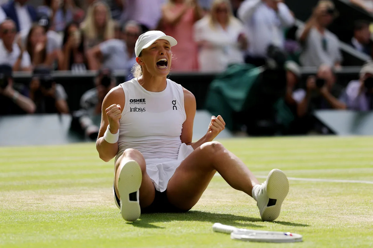 Iga Świątek Claims First Wimbledon Title: Dominates Amanda Anisimova in Straight Sets at 2025 Women’s Singles Final Iga Świątek Claims First Wimbledon Title: Dominates Amanda Anisimova in Straight Sets at 2025 Women’s Singles Final