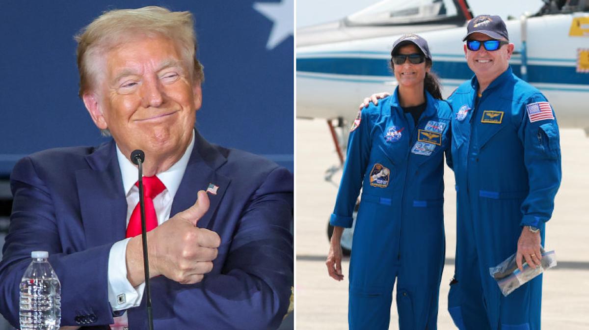 Trump Steps In as Matchmaker: Connecting NASA Astronauts Stuck in Space for a Cosmic Love Story Trump Steps In as Matchmaker: Connecting NASA Astronauts Stuck in Space for a Cosmic Love Story