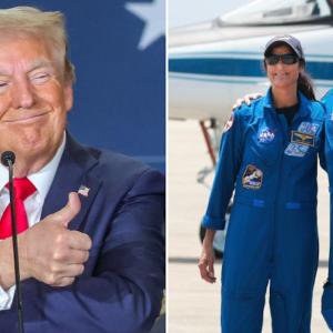 Trump Steps In as Matchmaker: Connecting NASA Astronauts Stuck in Space for a Cosmic Love Story Trump Steps In as Matchmaker: Connecting NASA Astronauts Stuck in Space for a Cosmic Love Story