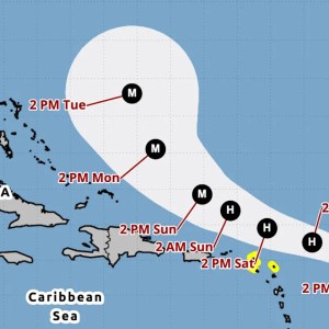 Track Tropical Storm Erin: Latest Forecast Predicts First Atlantic Hurricane of 2025 by Friday, Watches Issued for Northern Leeward Islands Track Tropical Storm Erin: Latest Forecast Predicts First Atlantic Hurricane of 2025 by Friday, Watches Issued for Northern Leeward Islands