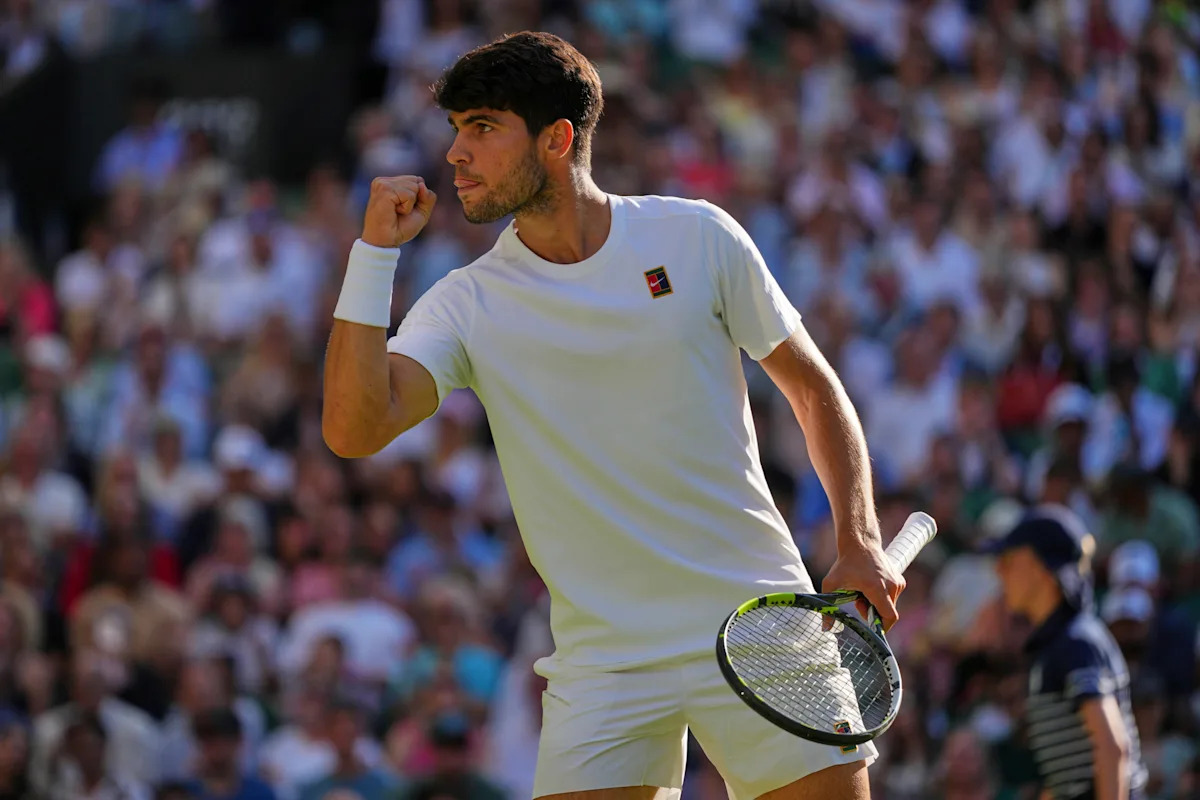Wimbledon Men’s Semifinals Live: Alcaraz Triumphs Over Fritz, Sinner and Djokovic Battle for Final Spot! Wimbledon Men’s Semifinals Live: Alcaraz Triumphs Over Fritz, Sinner and Djokovic Battle for Final Spot!