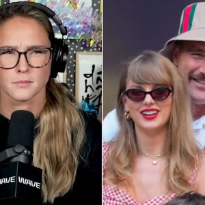 Kylie Kelce’s Honest Take on Travis Kelce’s Claim That He and Taylor Swift Never Argue Kylie Kelce’s Honest Take on Travis Kelce’s Claim That He and Taylor Swift Never Argue