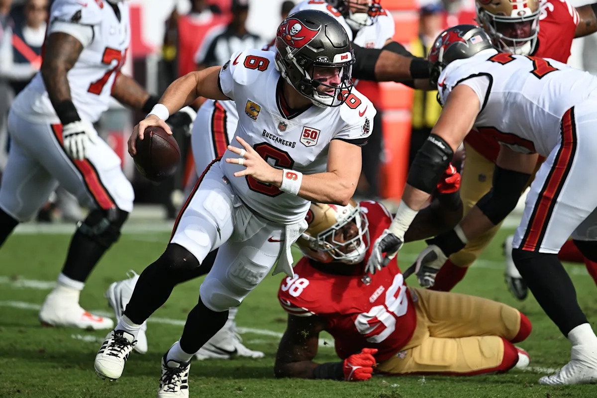 Baker Mayfield Shines as Buccaneers Triumph Over 49ers – MVP Buzz Grows! Baker Mayfield Shines as Buccaneers Triumph Over 49ers – MVP Buzz Grows!