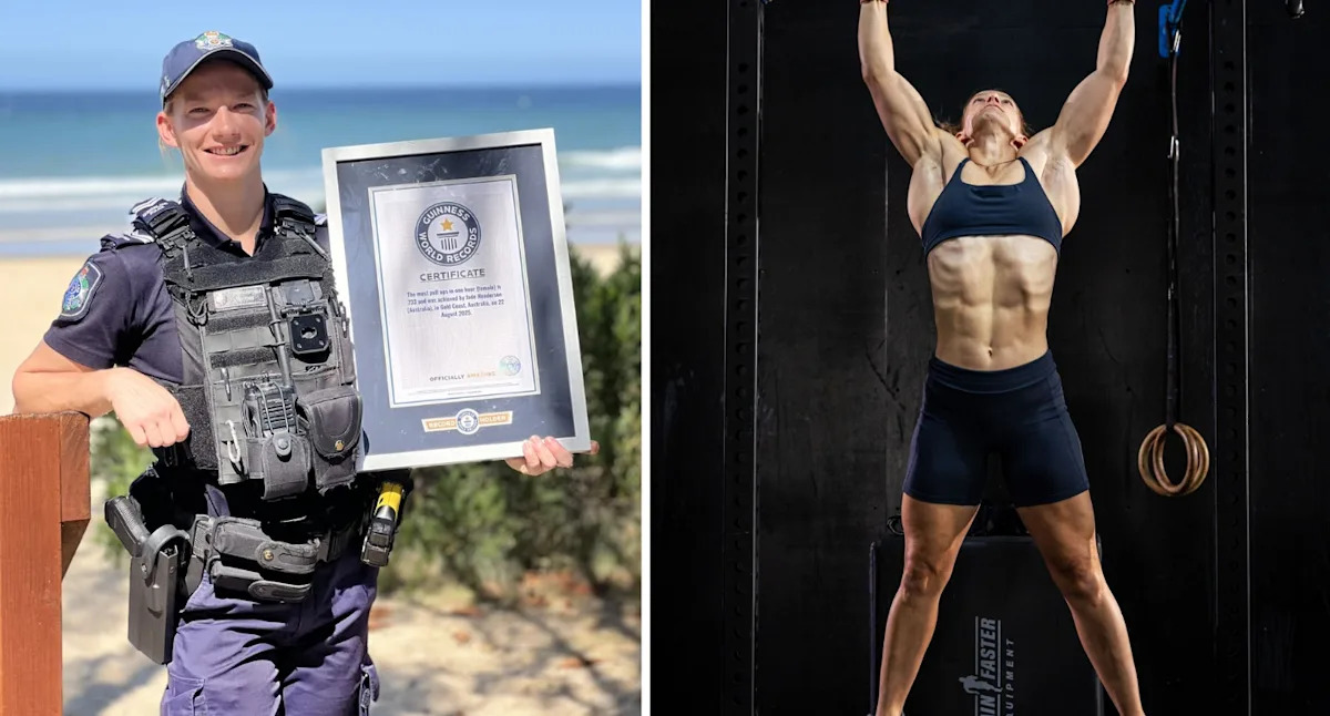 Aussie Cop Shatters World Record with Unbelievable Pull-Ups in One Hour: ‘Insane’ Feat That Will Inspire You – Yahoo Lifestyle Australia Aussie Cop Shatters World Record with Unbelievable Pull-Ups in One Hour: ‘Insane’ Feat That Will Inspire You – Yahoo Lifestyle Australia