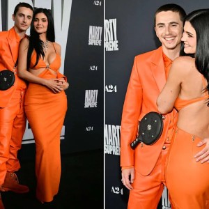 Kylie Jenner and Timothée Chalamet Dazzle in Coordinated Bright Orange Looks at “Marty Supreme” Premiere! Kylie Jenner and Timothée Chalamet Dazzle in Coordinated Bright Orange Looks at “Marty Supreme” Premiere!