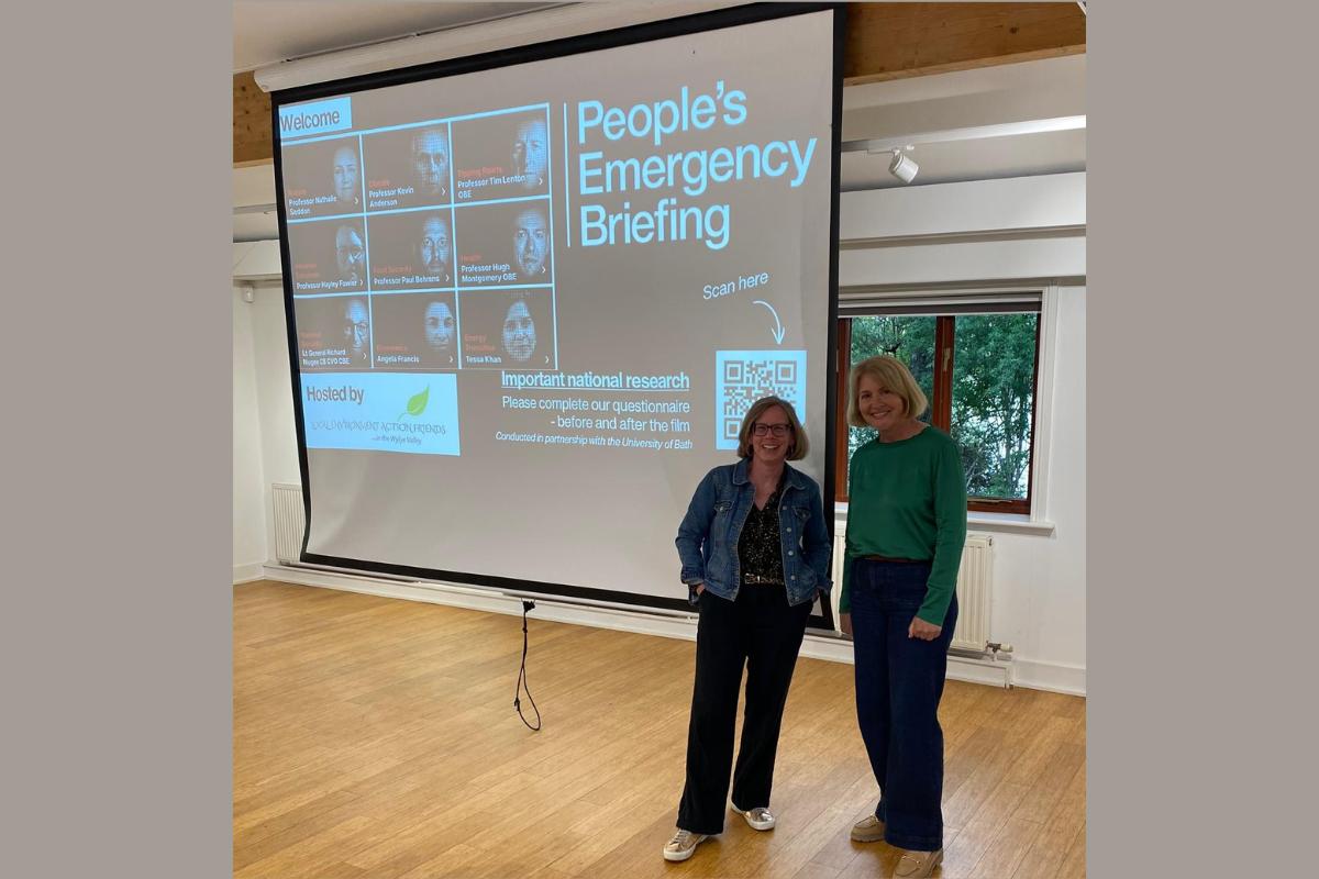 Join the Climate Crisis Conversation: Emergency Briefing Film Tour Across Wiltshire Join the Climate Crisis Conversation: Emergency Briefing Film Tour Across Wiltshire