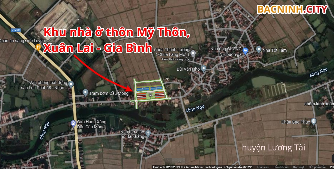 Khu nhà ở để đấu giá QSDĐ tại thôn Mỹ Thôn, xã Xuân Lai, huyện Gia Bình Khu nhà ở để đấu giá QSDĐ tại thôn Mỹ Thôn, xã Xuân Lai, huyện Gia Bình