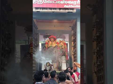 திருவேட்டீஸ்வரர் திருக்கோயில் அதிகார நந்தி கோபுர வாசல் தரிசனம் 🙏🙏🙏 திருவேட்டீஸ்வரர் திருக்கோயில் அதிகார நந்தி கோபுர வாசல் தரிசனம் 🙏🙏🙏